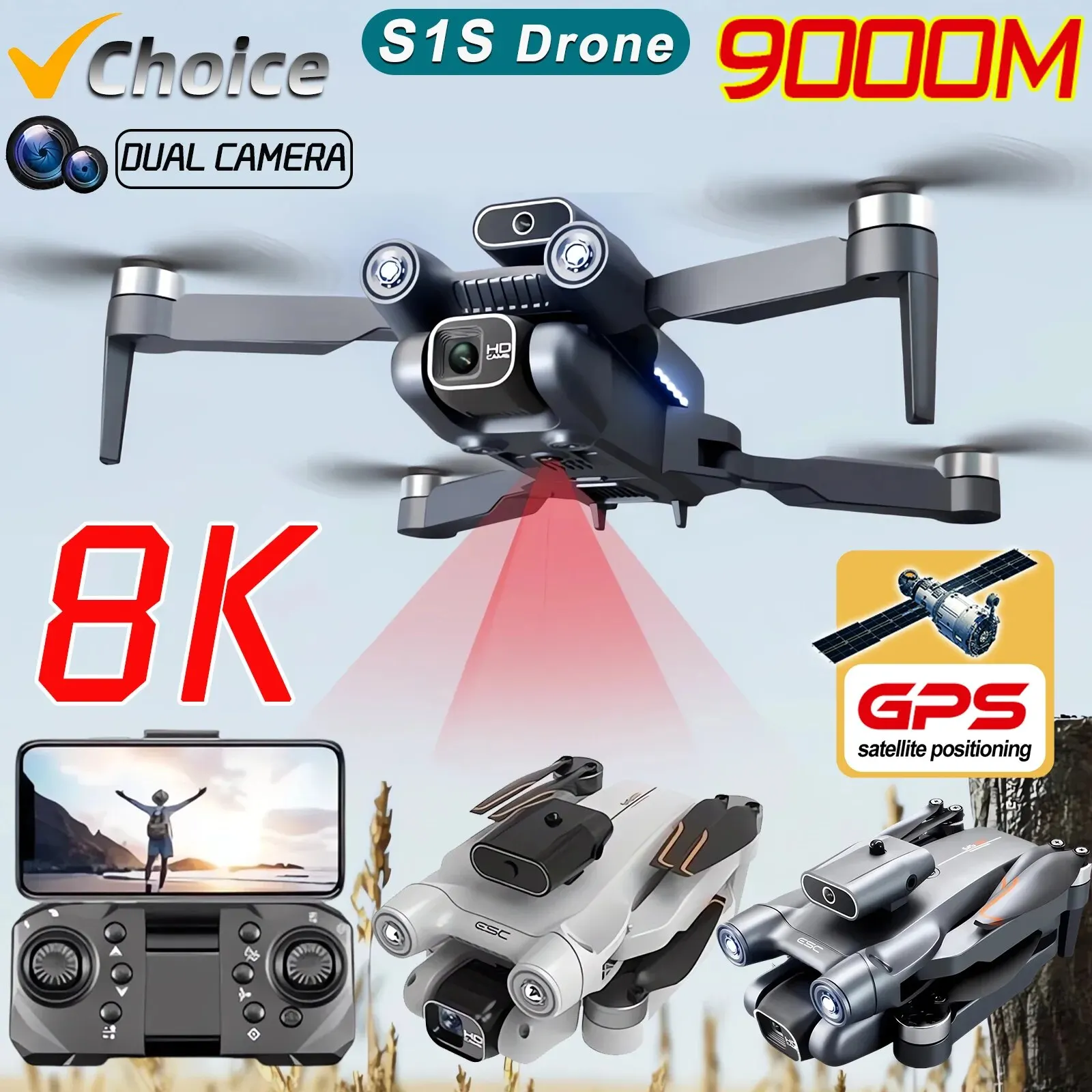 Drone Kit Professional - Dron con Motor sin escobillas profesional