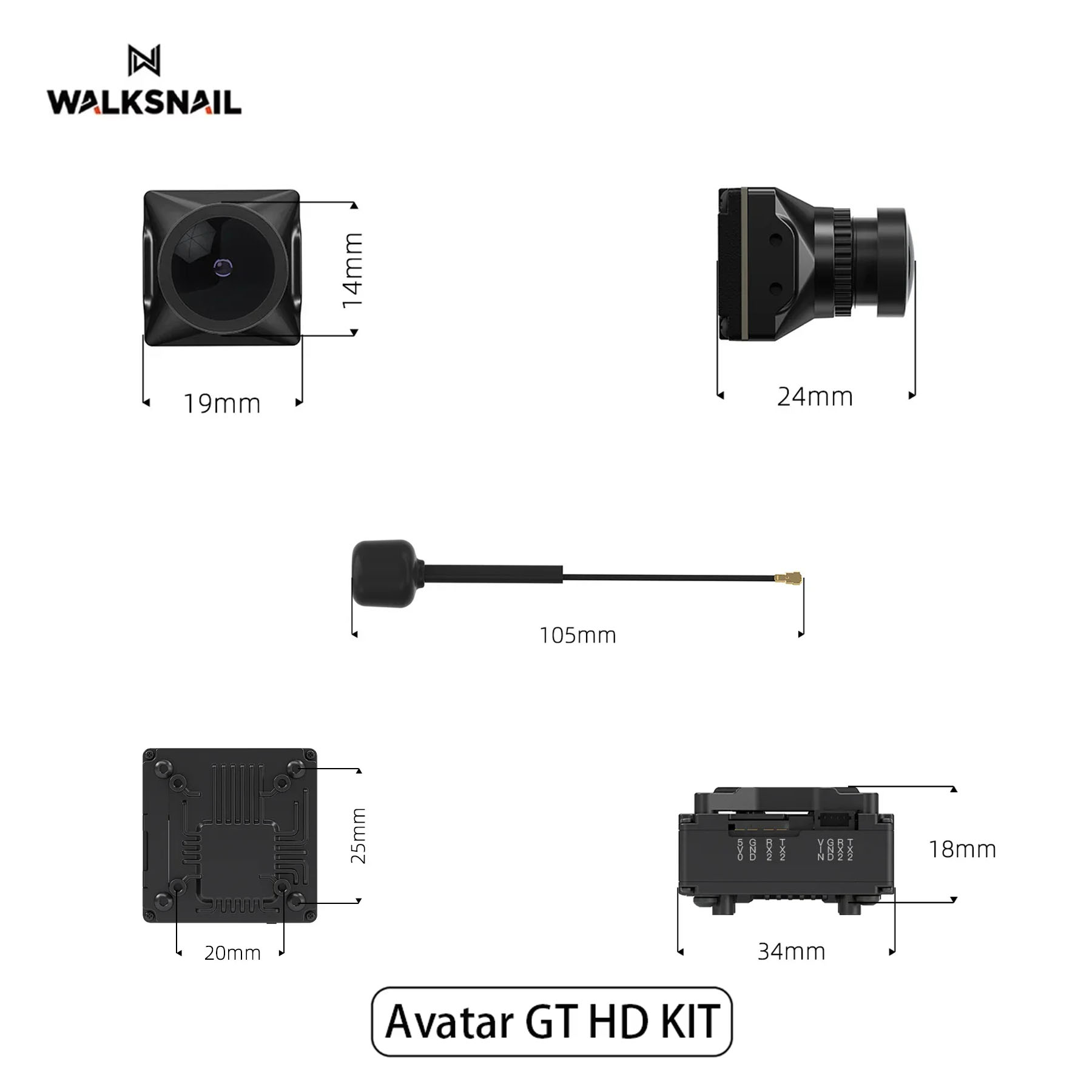 Walksnail Avatar GT HD KIT 2W  - Drone Kit Fpv reseña y precio