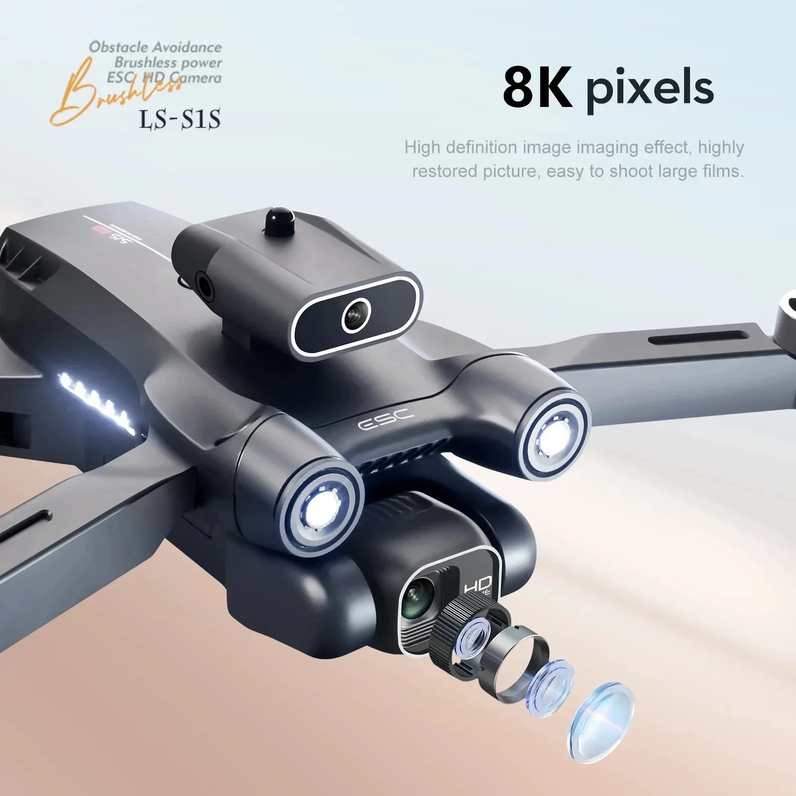Dron con Motor sin escobillas  - Drone Kit Professional reseña y precio