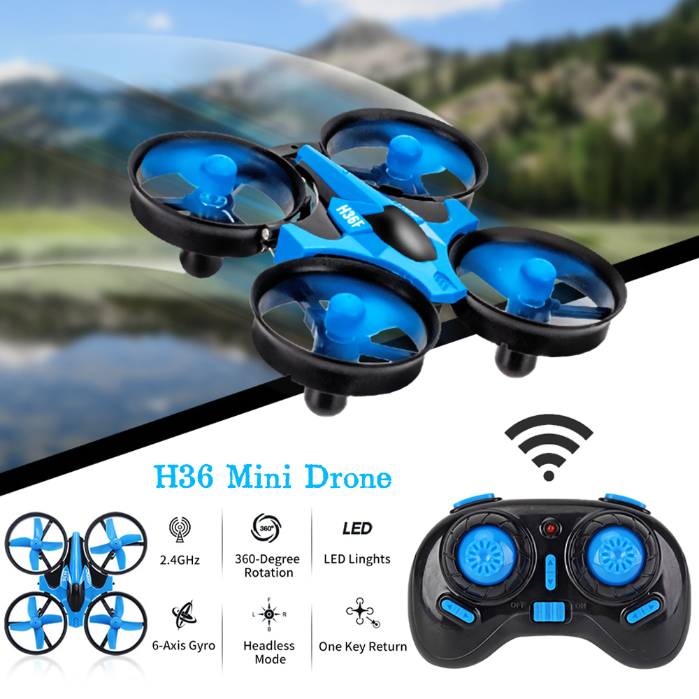 Mini Dron JJRC H36 2.4G de 6 E - Drone Kit Tricopter reseña y precio
