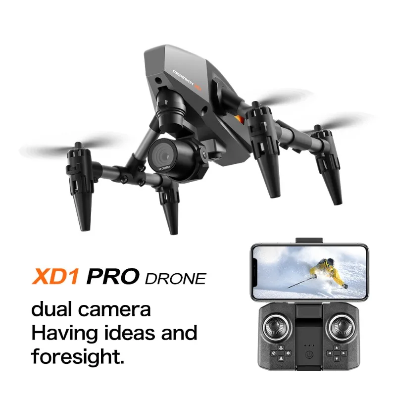 XD1 PRO Mini Drone Cámara Dual - Drone Kit Tricopter reseña y precio