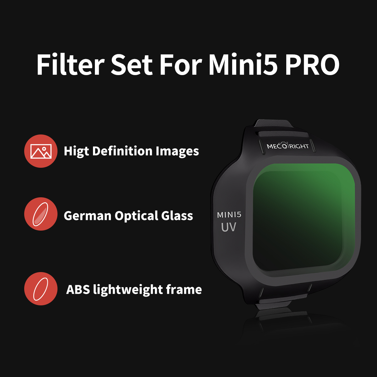 Mecoright - Juego de Filtros p - Drone Kit Build Yourself reseña y precio
